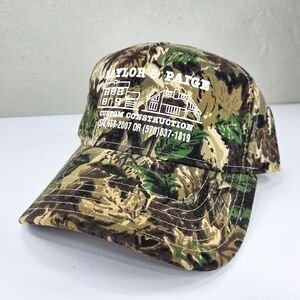 Otto Taylor Paige Custom Construction Leaf Camo Snapback Hunting Hat